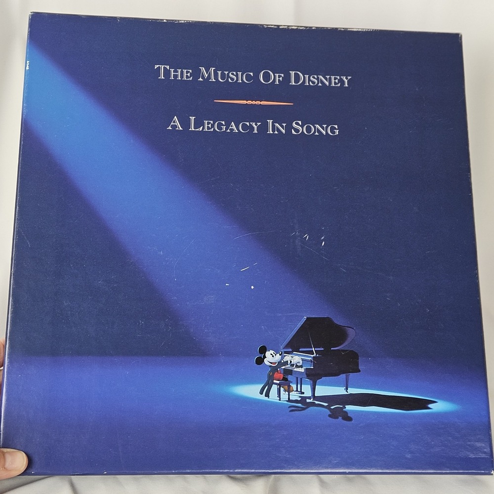 The Music Of Disney A Legacy In Song 2 Cassettes‎ Collectors Edition Book